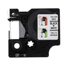 DYMO D1 Tape Refill 12mm Black on White