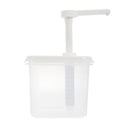 Araven Saucenspender mit Pumpe GN 1/6 Transparent 2,6Ltr
