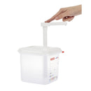 Araven Saucenspender mit Pumpe GN 1/6 Transparent 2,6Ltr