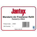 Jantex Aircare Air Freshener Refills Mandarin 270ml (Pack of 6)