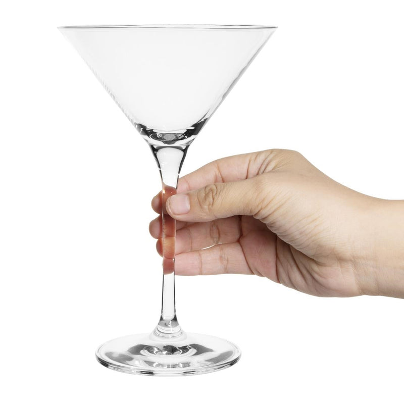 Olympia Campana One Piece Kristall-Martini-Glas, 260 ml, 6 Stück