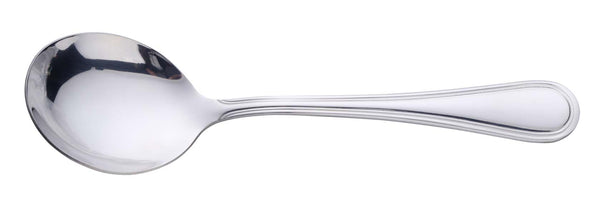 Lincoln 18/0 Stainless Steel Soup Spoon - Pack of 12