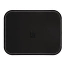 Cambro Camtread Fiberglas rechteckiges rutschfestes Tablett Schwarz 457 mm