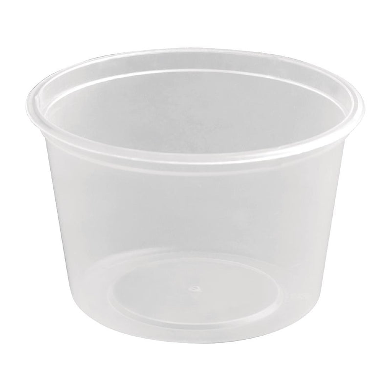 Fiesta Recyclable Plastic Microwavable Deli Pots 100ml / 3.5oz (Pack of 100)