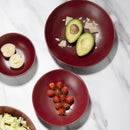 Olympia Build A Bowl Rote flache Schüssel – 195 x 45 mm (Box 6)