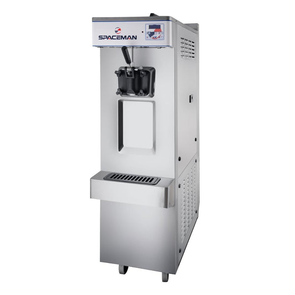 Spaceman Pasteurising Pump-Fed Freestanding Soft Serve Ice Cream Machine S68C
