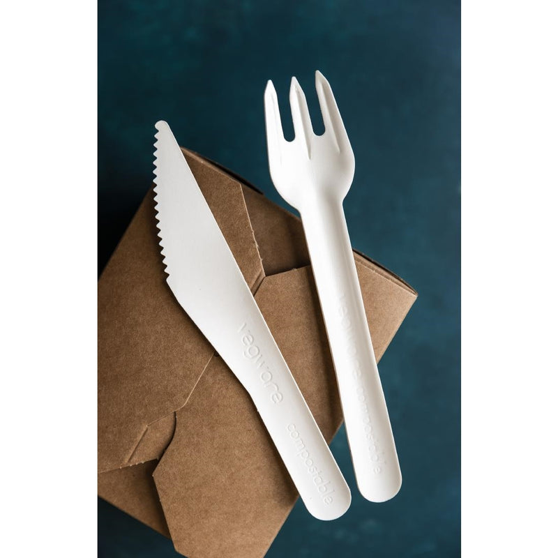 Vegware Compostable Paper Fork (Pack 1000)