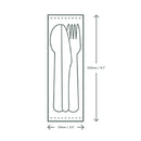 Vegware Compostable Paper Cutlery Kit 4in1 (Case of 250)