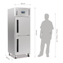 Polar G-Series Upright Stable Door Gastro Fridge 600Ltr