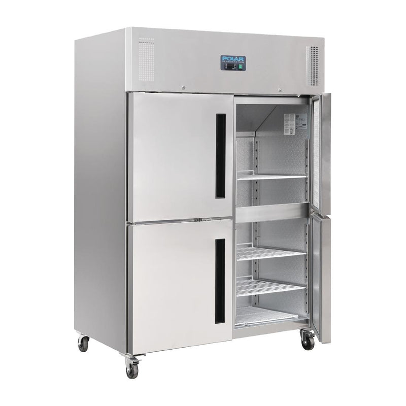 Polar G-Serie Gastro-Kühlschrank mit aufrechter Doppeltür, 1200 l