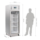 Aufrechter Gastro-Display-Kühlschrank der Polar G-Serie, 600 l