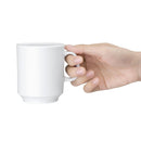 Olympia Kristallon Melaminbecher, Weiß, 340 ml, 6 Stück