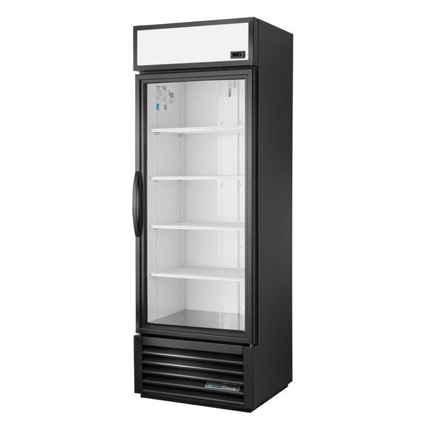 True 1 Glastür 538L Standkühlschrank Schwarz GDM-19T-HC-TSL01