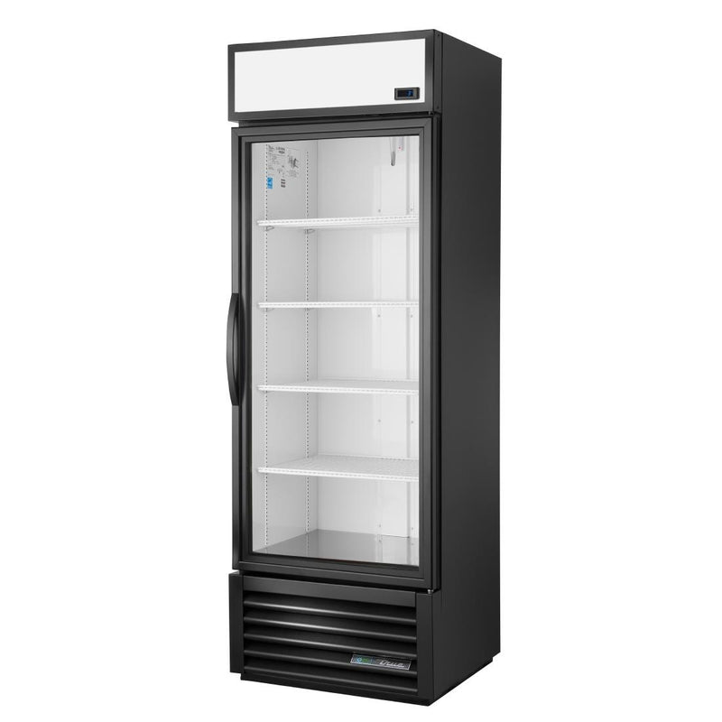 True 1 Glastür 538L Standkühlschrank Schwarz GDM-19T-HC-TSL01