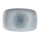 Churchill Studio Prints Raku rechteckige Teller, Topasblau, 245 x 355 mm, 6 Stück