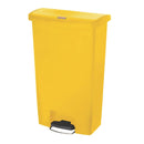 Rubbermaid Slim Jim Step on Bin Frontpedal 68Ltr Gelb