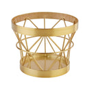 APS+ Metal Basket Gold Brushed 80 x 105mm