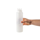 Vogue Clear 3-Düsen-Quetschflasche 36oz