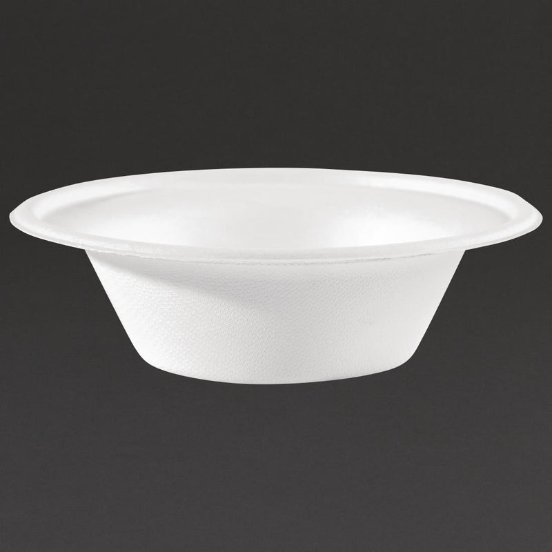 Fiesta kompostierbare Bagasse-Schalen, rund, 284 ml, 50 Stück