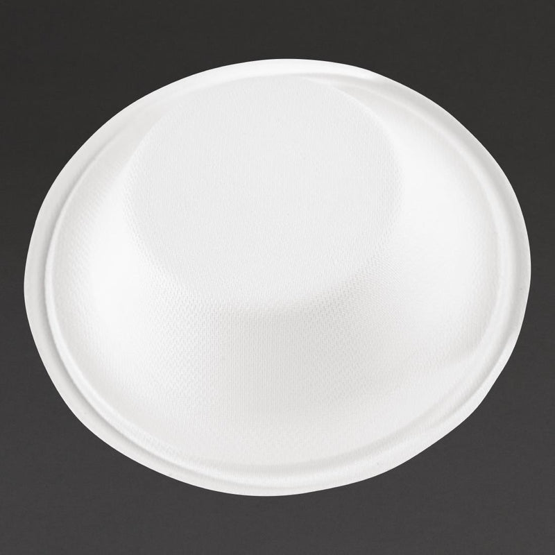 Fiesta kompostierbare Bagasse-Schalen, rund, 284 ml, 50 Stück