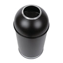 Bolero Steel Bullet Bin mit offenem Deckel, Schwarz, 40 l