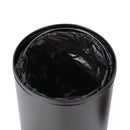 Bolero Steel Bullet Bin mit offenem Deckel, Schwarz, 40 l