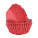 PME Block Color Cupcake-Förmchen, Rot, 60 Stück
