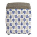 Alfresco Cube Hocker aus Eschenholz, Marineblau (2er-Pack)