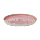 Churchill Stonecast Walled Plates Pink 220mm (Pack of 6)