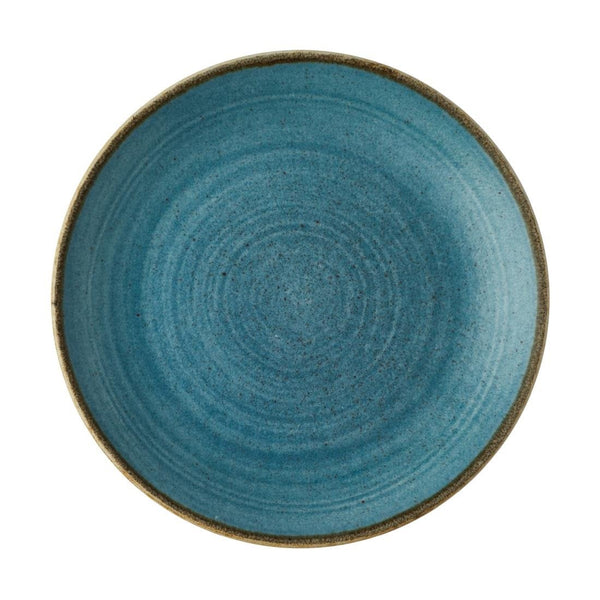 Churchill Stonecast Raw Evolve Coupe Plates Teal 220mm (Pack of 12)