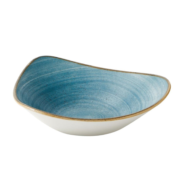 Churchill Stonecast Raw Lotus Bowls Teal 228mm (Pack of 12)