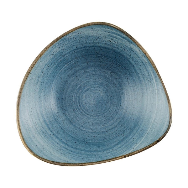 Churchill Stonecast Raw Lotus Schalen, Blaugrün, 228 mm, 12 Stück