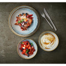 Churchill Homespun Accents Aquamarin Coupe-Schalen, 184 mm, 12 Stück