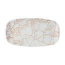 Churchill Studio Prints Kintsugi längliche Teller, Koralle, 325 x 187 mm, 6 Stück