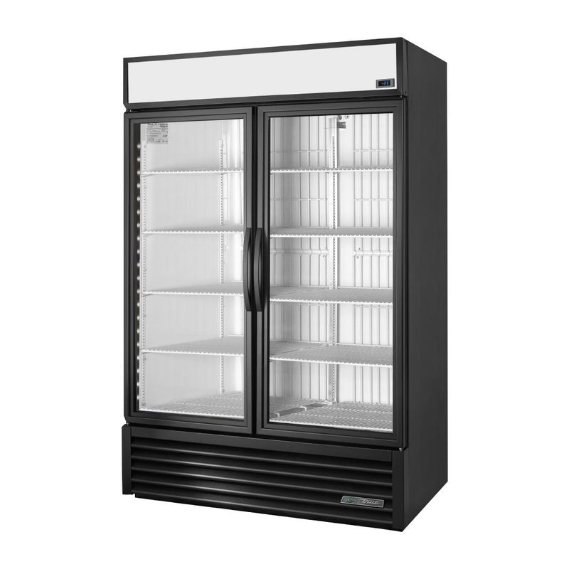 Echter aufrechter Einzelhandels-Merchandiser-Gefrierschrank GDM-43F-HC-TSL01 BLK