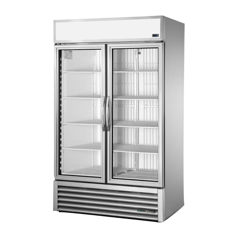 Echter aufrechter Einzelhandels-Merchandiser-Gefrierschrank GDM-43F-HC-TSL01 ALU