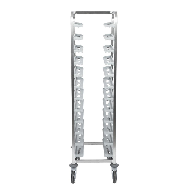 Matfer Bourgeat 12 Tray Cafeteria Trolley Grey