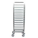 Matfer Bourgeat 12 Tray Cafeteria Trolley Grey