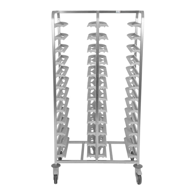 Matfer Bourgeat 24 Tray Cafeteria Trolley Grey