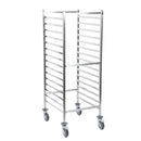 Matfer Bourgeat 15 Level Gastronorm Racking Trolley 2/1GN