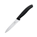 Victorinox Gemüsemesser, spitze Spitze, 10 cm, Schwarz