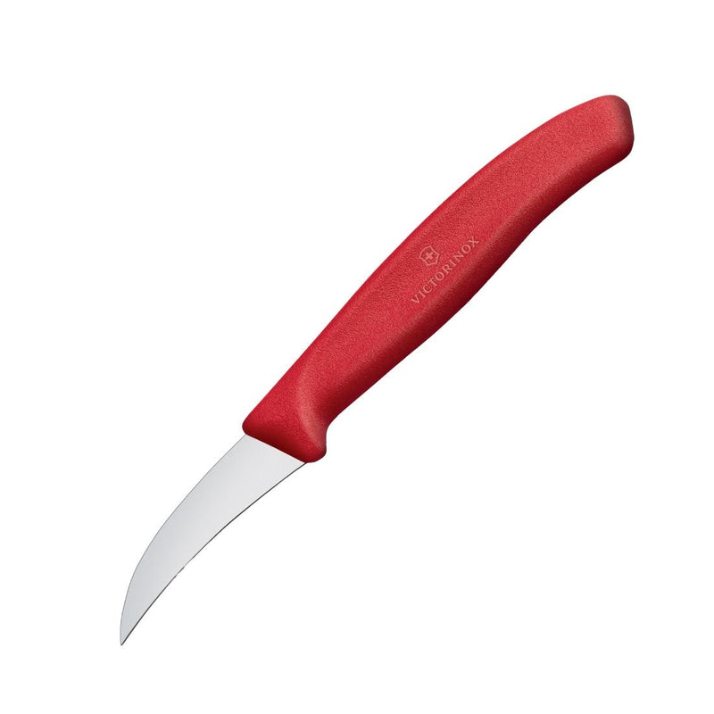 Victorinox Formmesser, gebogene Klinge, 8 cm, Rot