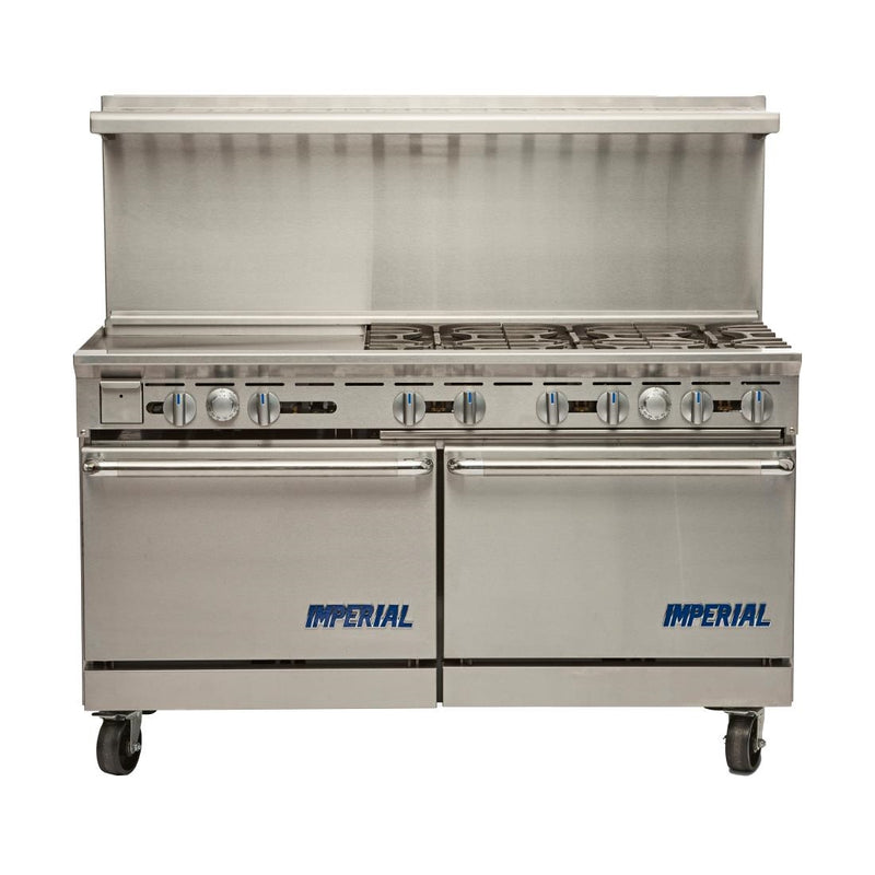 Imperial 6 Burner Oven Range with Griddle LPG IR-6-G24