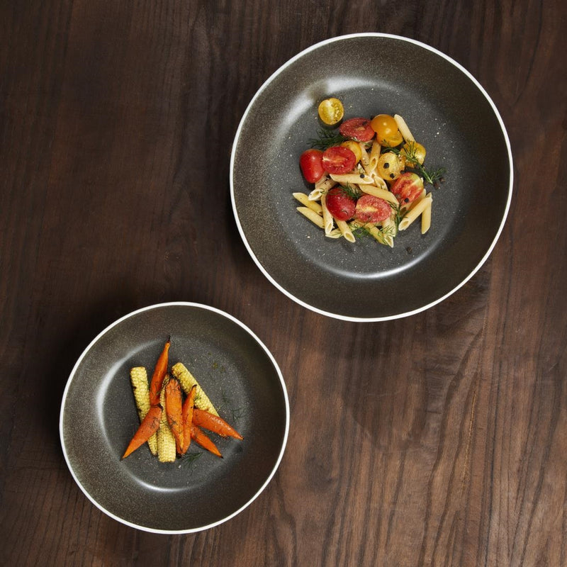 Olympia Chia Coupé-Schüssel, Holzkohle, 220 mm, 21,6 cm (Box 4)