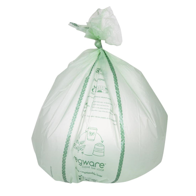 Vegware Compostable Bin Liners 80Ltr (Pack of 240)