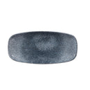 Churchill Studio Prints Raku rechteckiger Teller, Topasblau, 269 mm, 12 Stück