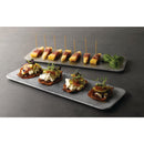 Churchill Raku Rectangular Tiles Topaz Blue 140 x 376mm (Pack of 4)