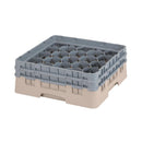 Cambro Camrack Beige 20 Fächer, maximale Glashöhe 133 mm