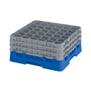 Cambro Camrack Blau, 36 Fächer, maximale Glashöhe 197 mm