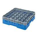 Cambro Camrack Blau, 30 Fächer, maximale Glashöhe 92 mm